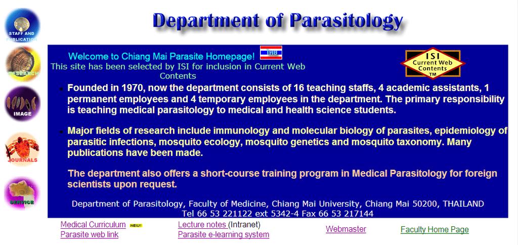 Parasite homepage http://www.med.