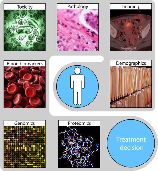 survival, response to therapy ) or characteristic (tumor type, phenotype, genotype ) 1.