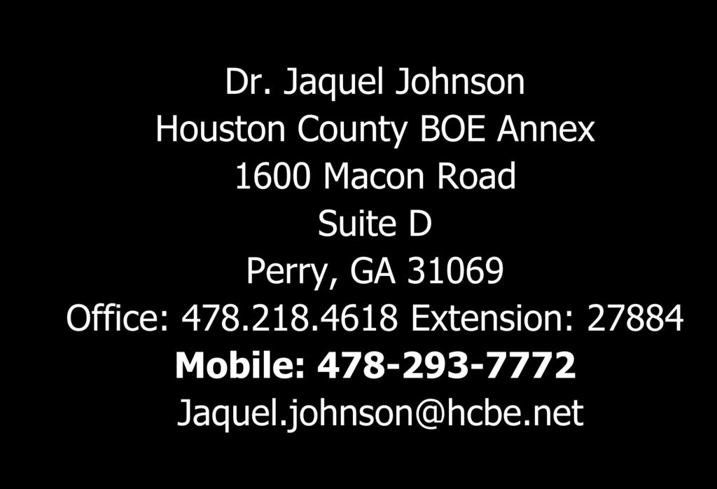 Contact Information Dr.
