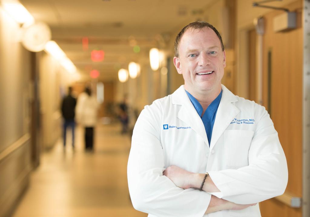 MEET THE DIRECTOR: PAUL E. WISCHMEYER, MD, EDIC PROFESSOR OF ANESTHESIOLOGY ASSOCIATE VICE CHAIR FOR CLINICAL RESEARCH DIRECTOR, PERIOPERATIVE RESEARCH, DUKE CLINICAL RESEARCH INSTITUTE (DCRI) Dr.