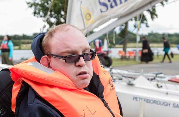 Thomas moved into his own adapted bungalow in 2006. He receives 24 hour support from his staff team which enables him to live safely and independently.