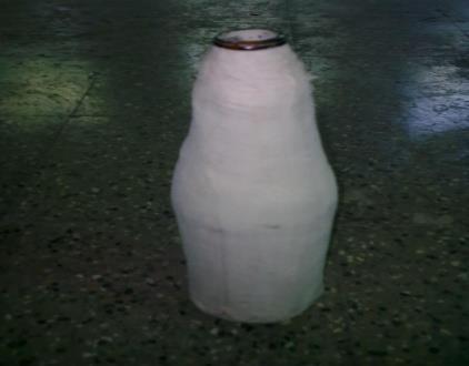 Preparation of Kupi Selection of bottle Wrapping glass