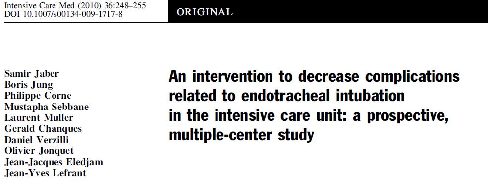 Two phase Multi-center Use of Intubation Bundle Preoxygenation, 2 operators, RSI, Cricoid, EtCO2, Protective