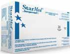 Latex, continued Latex Powdered Gloves StarMed Latex (Sempermed) Designed to provide the perfect combination of protection, tactile sensitivity and value.