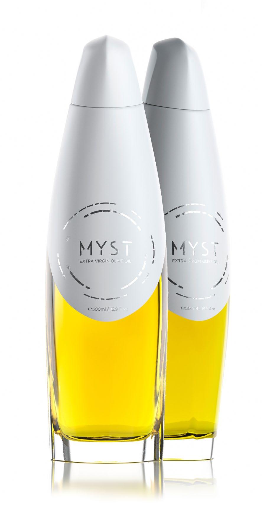 MYST PURE MYST PURE contains 500 ml gourmet extra virgin olive oil, cultivated in the historic olive groves of Olympus.