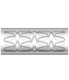 488 J. Med. Biol. Eng., Vol. 34 No. 5 2014 to as the curved stent. The configuration of the straight stent, with four stent struts, is shown in Fig. 1.