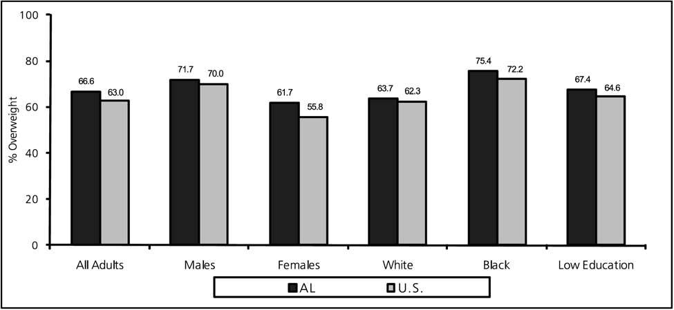LIFESTYLE FACTORS AND CANCER Figure 19: Percent Overweight Children and Adolescents, 12-19 Years, By Gender and Race/Ethnicity, U.S. 1976-2004 Source: U.S. Department of Health and Human Services, Centers for Disease Control & Prevention, National Center for Health Statistics.