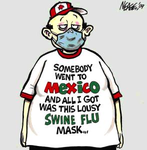 H1N1 Human Swine Virus Swine influenza is caused by type A of the virus Transmission can be found through contact with infected pigs and more recently through human to human contact.