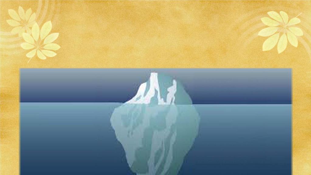 The Anxiety Iceberg withdrawal avoidance sleeping/eating