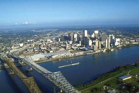 Louisiana is bordered by Arkansas to the north, Mississippi to the east, Texas to the west, and the Gulf of Mexico to the south.