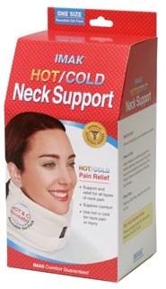 Neck Support Soothing Relief for Neck Pain The IMAK Neck Support provides soothing, noninvasive relief to sore