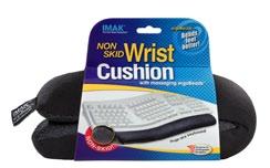 The unique design conforms to any keyboard and mouse, while completely supporting your wrist in an ergonomically correct position.