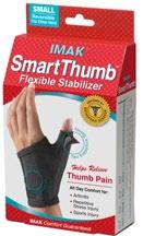 to the hand. The SmartThumb features breathable cotton Lycra for comfortable thumb support all day long.