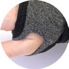 for maximum comfort and support Thumb loop secures the Wrist Wrap The IMAK Wrist Wrap fits