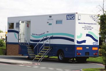 Unit at City Hospital or at The Walsall Manor Hospital. Only women work on the mobile unit.