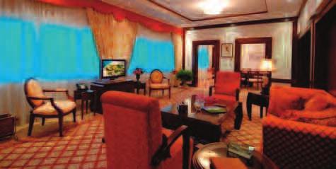 It is a five-star hotel with elegantly appointed accommodations including many suites. All rooms have brand new plasma televisions.