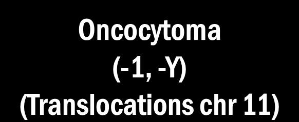 -13 etc) Oncocytoma (-1,