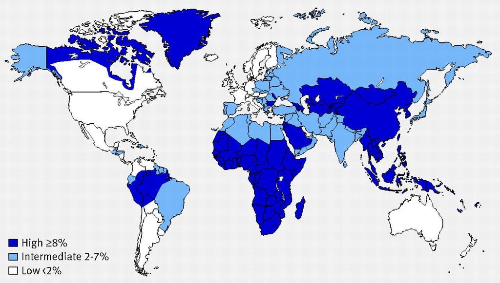 World prevalence