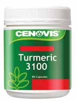 CENOVIS Turmeric 3100 80 Capsules and Magnesium Value Pack 200 Tablets* 17 99 8.