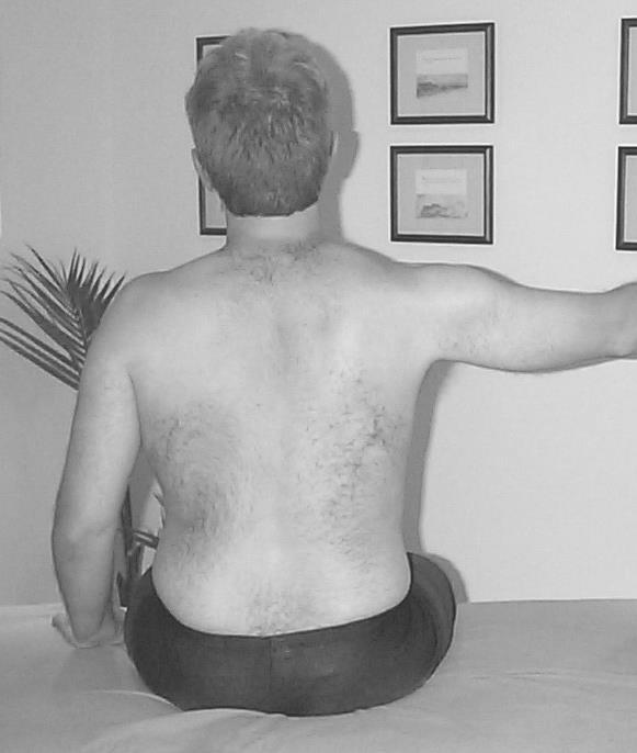 Upper Trapezius/Levator Scapula Functional Assessment Client Position: seated Test Protocol: Abduct arm