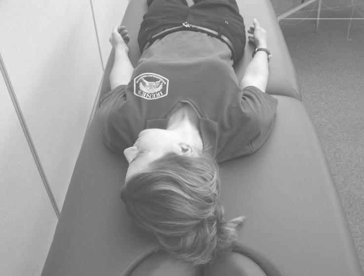 Range of Motion of Neck On Rotation Client Position; supine Test Protocol: Gently take clients head into rotation.