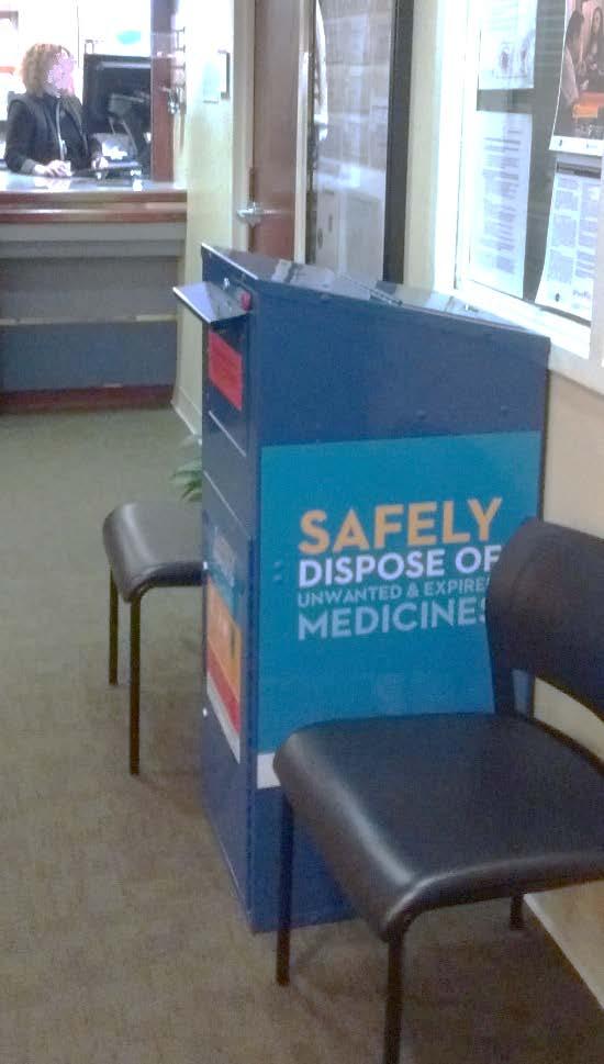 regulation Secure drop boxes at participating: Retail pharmacies Grocery store