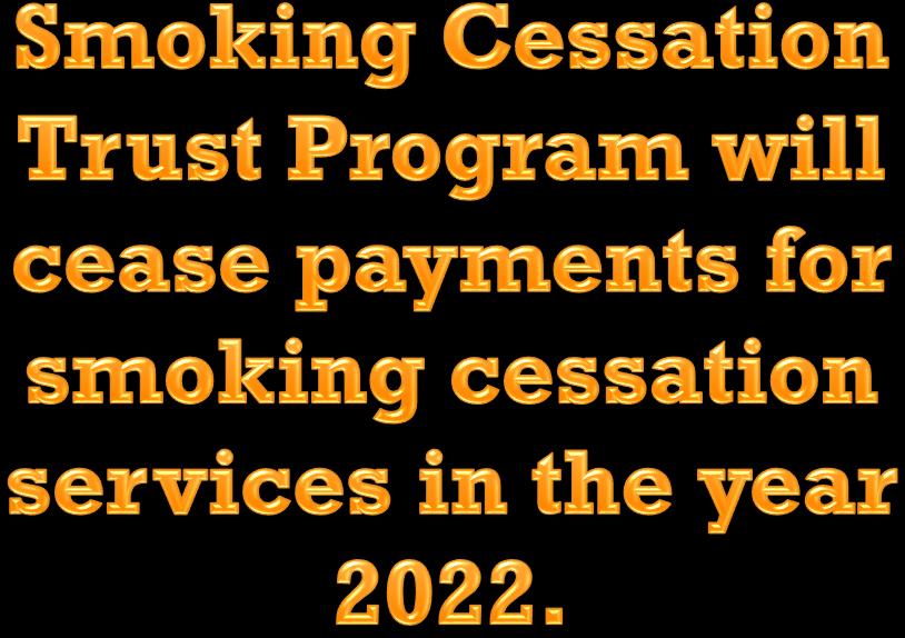 The smoking cessation program defined by the Court is to