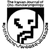 Iranian Journal of Otorhinolaryngology Vol. 23, No.