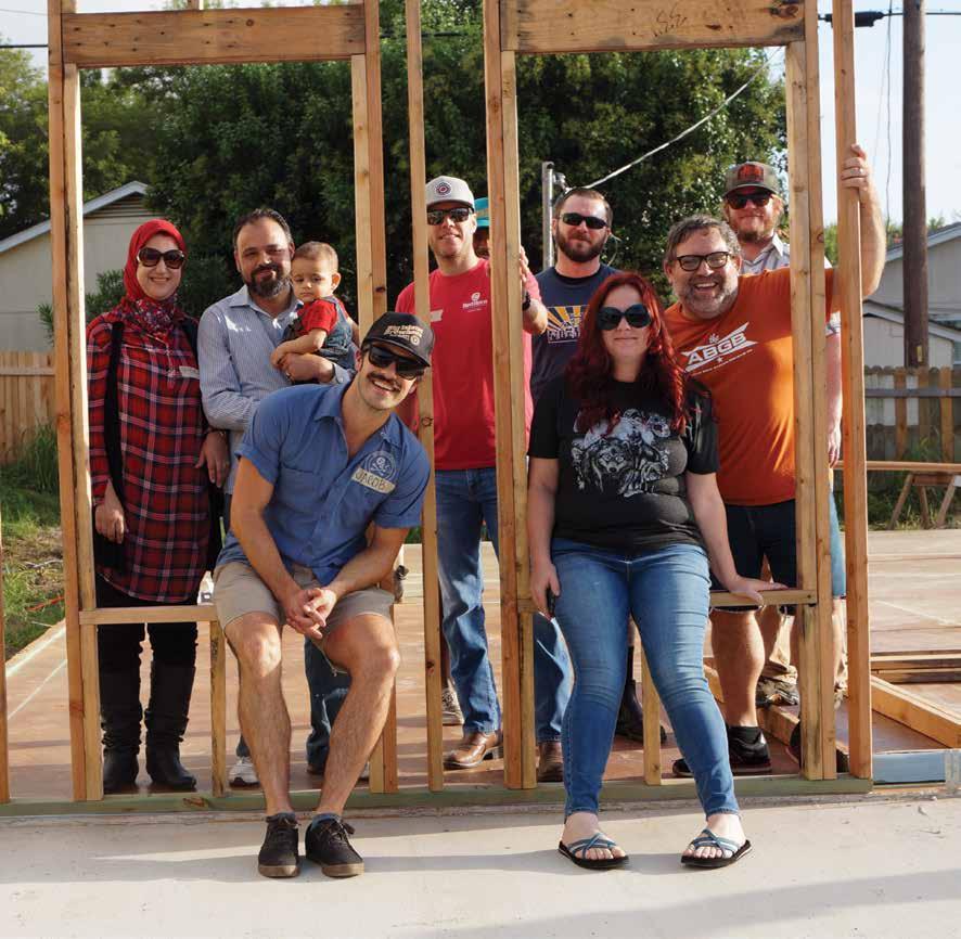 Building Homes & Creating Community Austin Habitat for Humanity is only as strong as the relationships it has There has not been a better partner for us than Aaron Landis