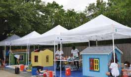 $2,500 Level Complete 1 Playhouse $5,000 Level Complete 2 Playhouses $10,000 Level Complete 4 Playhouses Opportunity for up to 10 volunteers to participate in Playhouse Build Day Group photo