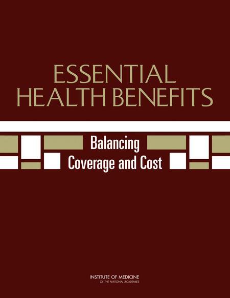 Essential Health Benefits (EHB) Covered by plans in: New health insurance exchanges Small group insurance market Individual insurance market 10 broad categories of covered services Specific
