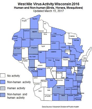 10 Counties reporting WNV activity 45 Probable cases have presumptive positive laboratory results