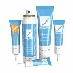 KELO-COTE KELO-COTE is a patented topical silicone gel for the easy and painless management and prevention of abnormal scars in the form of hypertrophic scars and keloids.