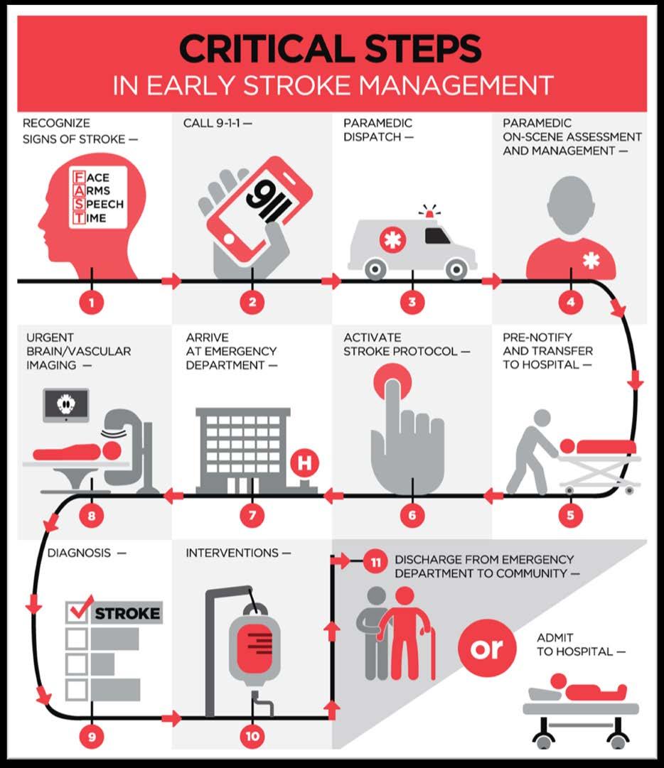 TITLE HERE First hours from stroke onset through initial management in the emergency department may have a