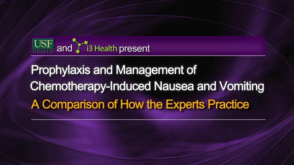 I. CHEMOTHERAPY- INDUCED NAUSEA AND VOMITING: SCOPE OF THE PROBLEM Mark G.