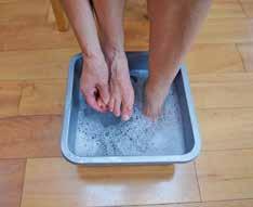 CAUTION: Do not try to remove any hard skin or corns. Your podiatrist will do this for you. 2 Wash Your Feet Daily Use warm water (not hot) and mild soap.