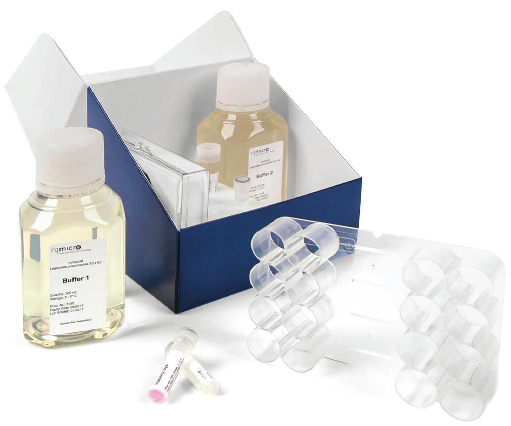 Legionella pneumophila SG1 Kit for the CellStream Ultrafast Detection Including Viability Assessment Speed Separation, concentration and purification of Legionella pneumophila in 1-2 hours