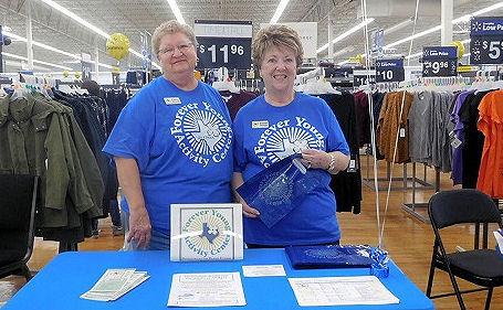 WELLNESS DAY 2018 IN MINEOLA Forever Young manned a booth at the recent Walmart