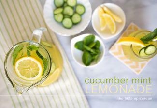 LEMON CUCUMBER MINT - 1 cup of sliced cucumber - ½ lemon, sliced - A few mint leaves Lemon: An effective detoxifier, lemon can help cleanse your