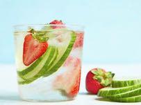 STRAWBERRY CUCUMBER BASIL - 1 cup of sliced strawberries - A few basil leaves - ½ cup of sliced cucumber Strawberry: A major source of vitamin
