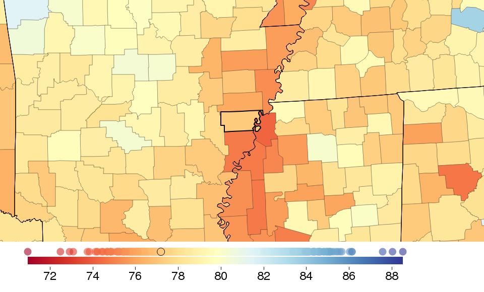 COUNTY PROFILE: Lee County, Arkansas US COUNTY PERFORMANCE The Institute for Health Metrics and Evaluation (IHME) at the