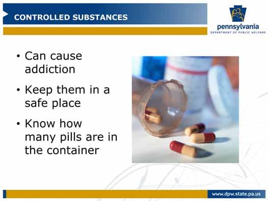 Controlled substances are a kind of prescription medication.