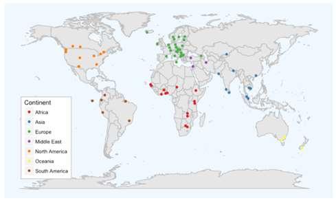 Global sewage surveillance - 2016 Hendriksen et al.