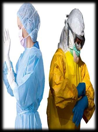 PERSONAL PROTECTIVE EQUIPMENT Variety of barriers, used alone or in combination.