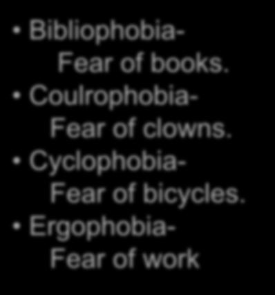 Glossophobia- Fear of speaking in public or