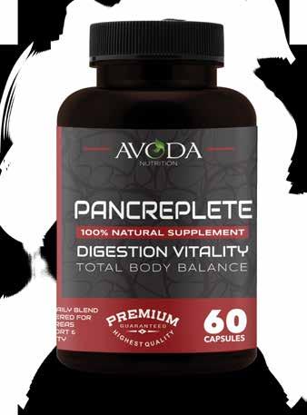 PANCREPLETE DIGESTION VITALITY PANCREPLETE was designed by infusing all the necessary ingredients to support a healthy pancreas.