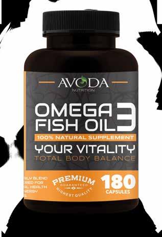 OMEGA-3 FISH OIL OMEGA-3 Fish Oil supports overall optimal health.