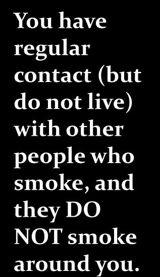who smokes.