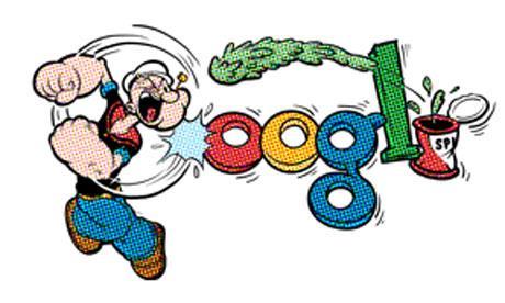 Spinach and the science of popular beliefs Google doodle featuring E.