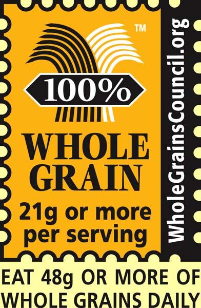 Whole Grain Stamp Elements Minimum Dietary
